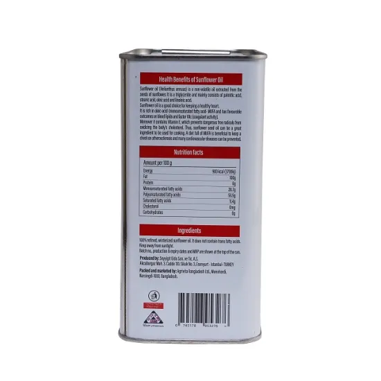 Picture of Vitacare Sunflower Oil 1 Ltr Tin