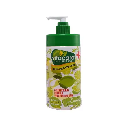 Picture of VITACARE LIQUID HAND WASH  LEMON (Liquid Soap) 250ml BOTTLE