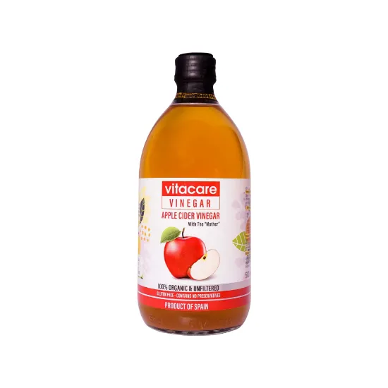 Picture of Vitacare Apple Cider Vinegar with The Mother  500 ml Glass Bottle