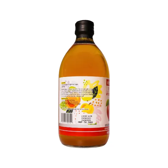 Picture of Vitacare Apple Cider Vinegar with The Mother  500 ml Glass Bottle