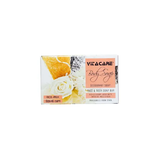 Picture of VITACARE FACE & BODY SOAP RICE MILK 100GM
