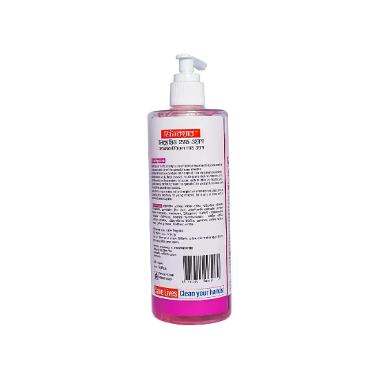 Picture of VITACARE LIQUID HAND WASH PREMIUM GRADE VELVETY  ROSE 400 ML PET BOTTLE