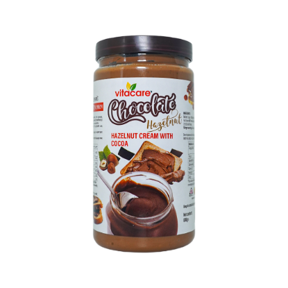 Picture of Vitacare Hazelnut Cream with Cocoa 600gm Pet Jar